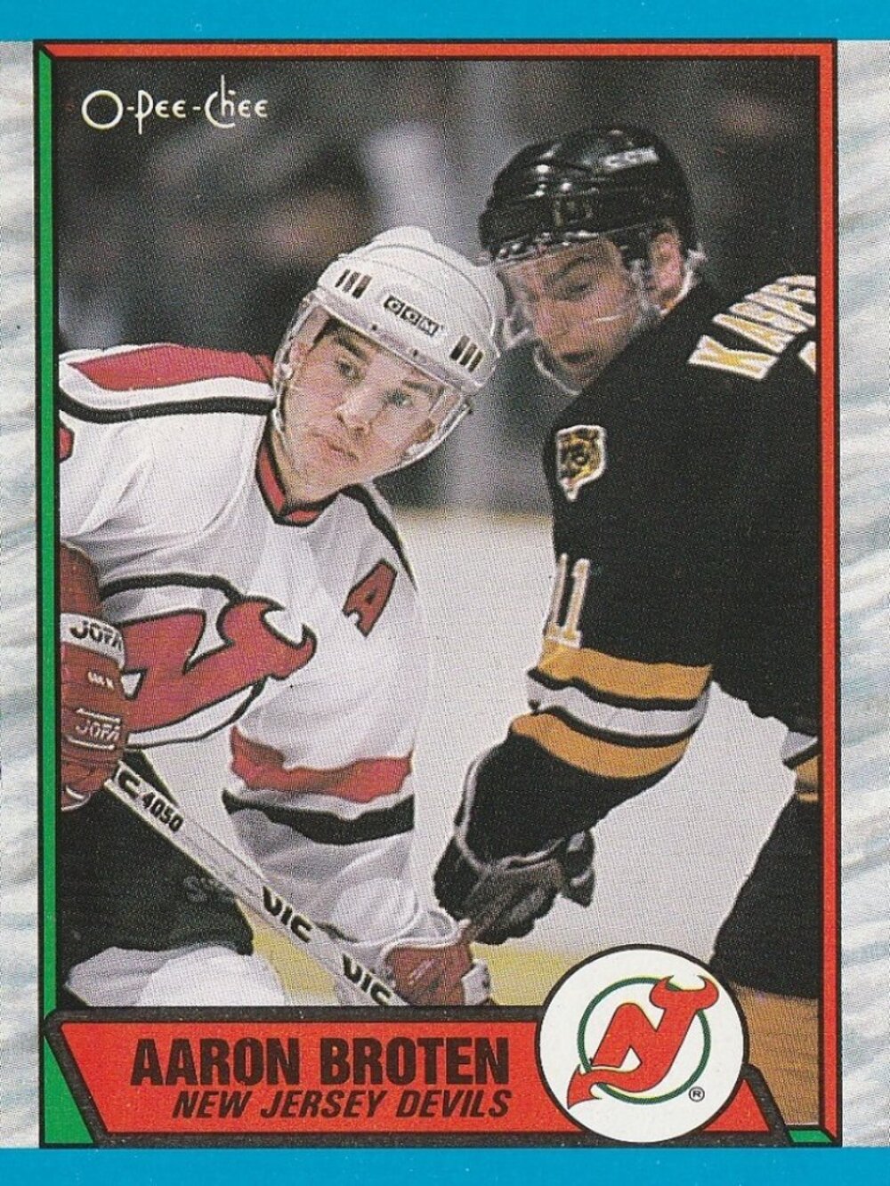 Aaron Broten - 1989 O Pee Chee Hockey Card